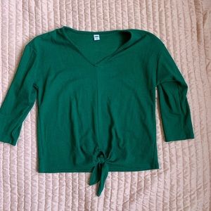 Never worn emerald green top